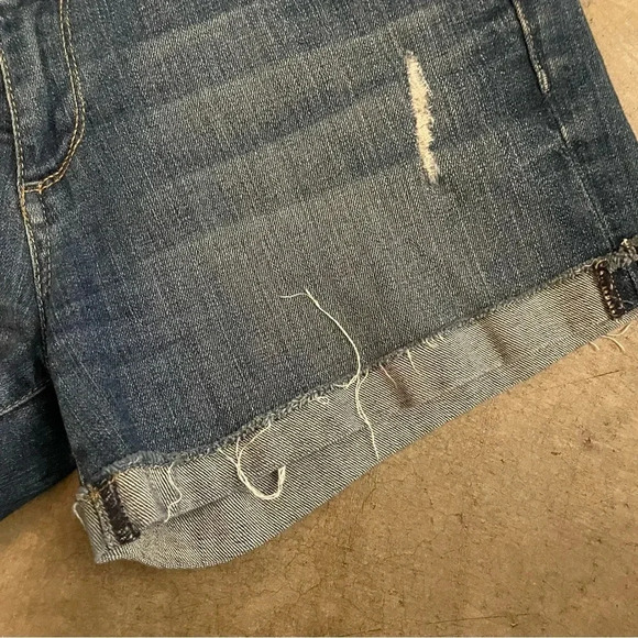 Paige Jimmy Jimmy Distressed Denim Shorts - Picture 6 of 6